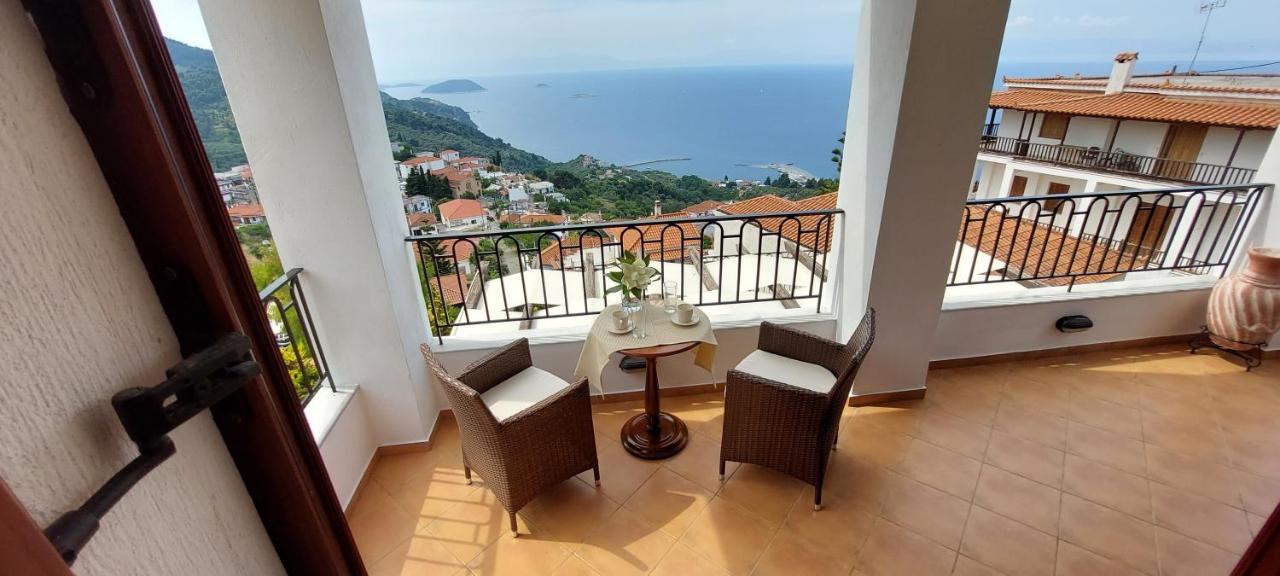 Horizon Studios With Sea View - Free Parking Glossa Extérieur photo