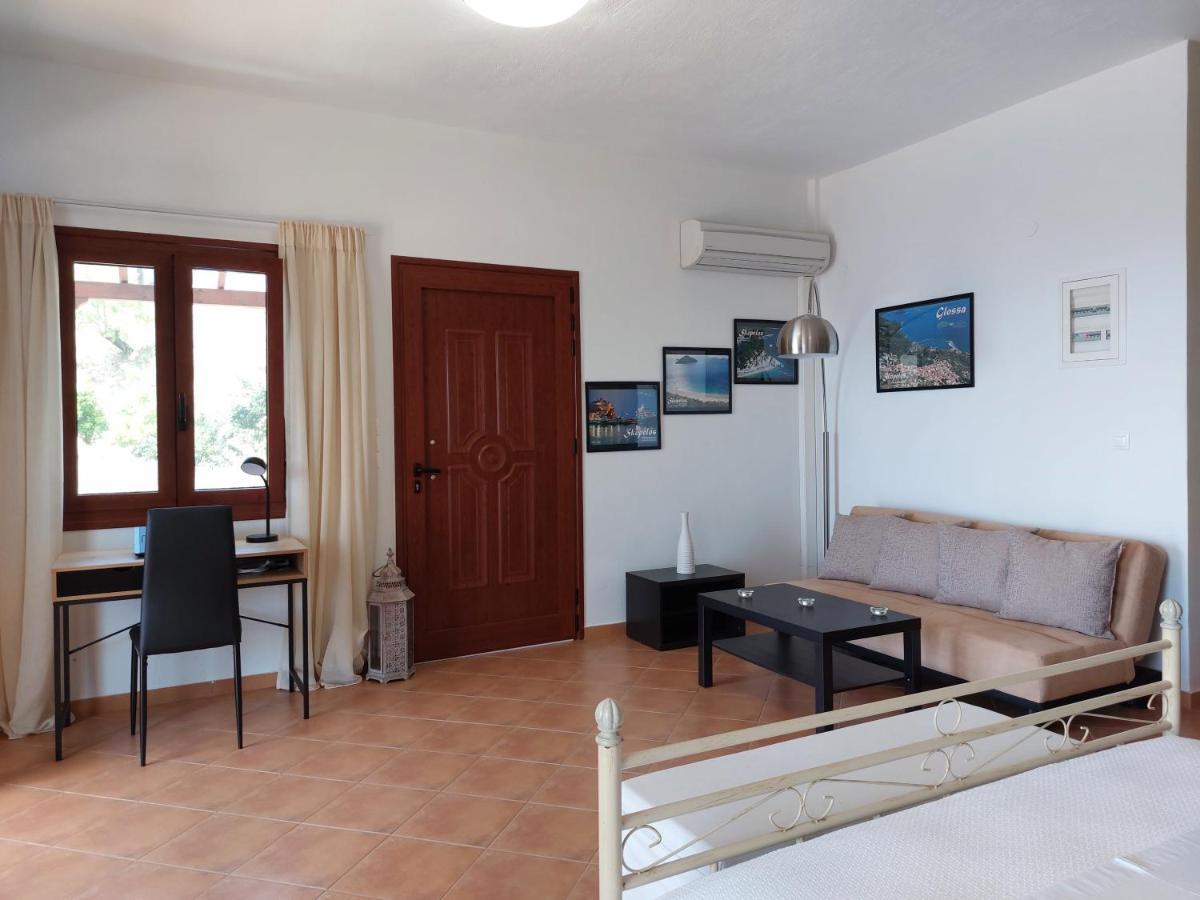 Horizon Studios With Sea View - Free Parking Glossa Extérieur photo