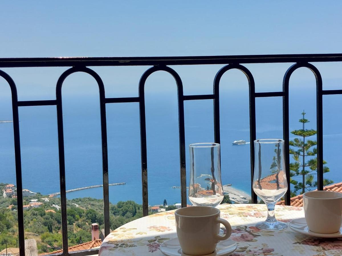 Horizon Studios With Sea View - Free Parking Glossa Extérieur photo
