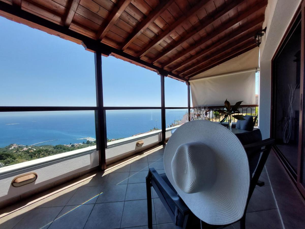 Horizon Studios With Sea View - Free Parking Glossa Extérieur photo