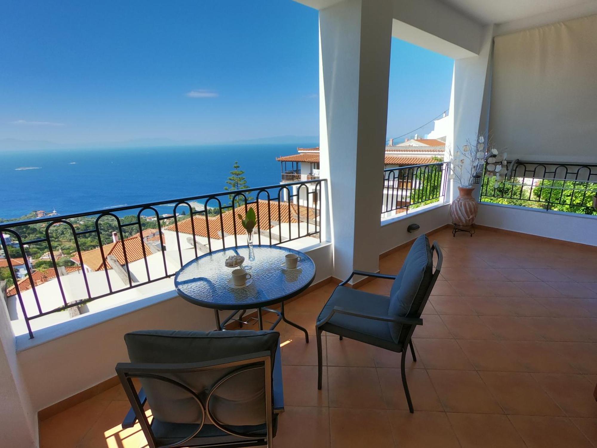 Horizon Studios With Sea View - Free Parking Glossa Extérieur photo